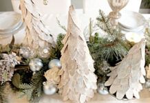 Árbol de Navidad Reciclado y Económico Árbol de Navidad Reciclado