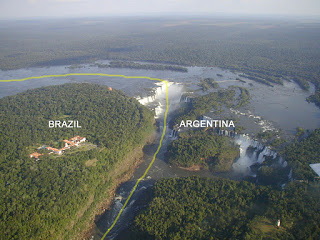 Distribución entre Brasil y Argentina