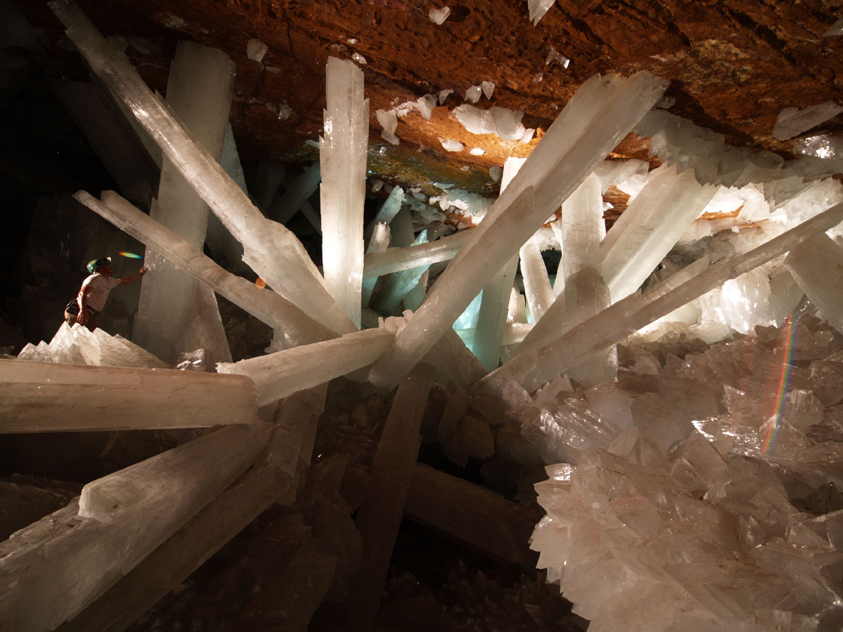 La cueva de los cristales gigantes.