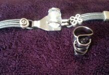 Joyas hechas con Tenedor Anillo hecho a mano con tenedor