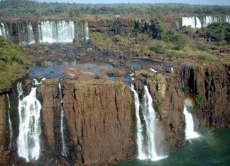 Impactantes imágenes de la Sequía en las Cataratas de Iguazú